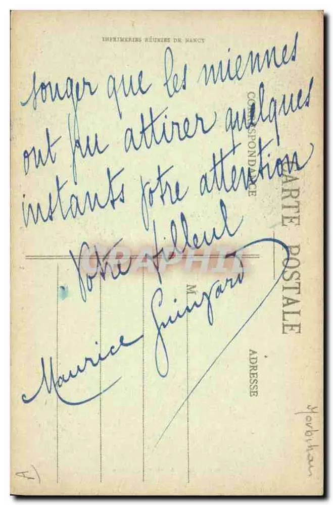 Traje de Santa Ana — Coleção H. Laurent, Port-Louis — n° 190 - Verso
