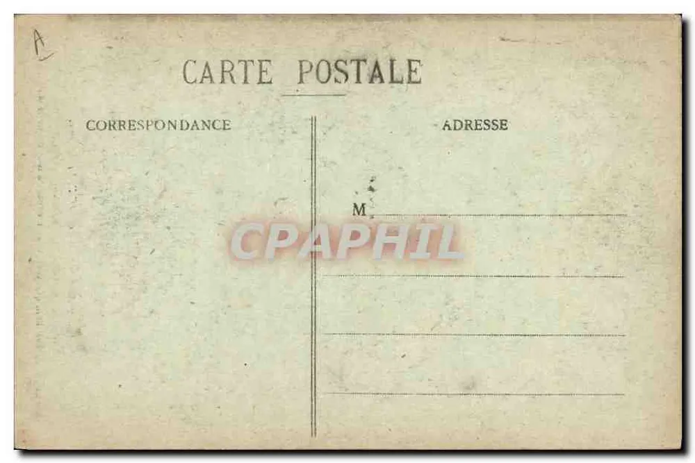 Um die Schlafzimmer — Kleine Ehestreitigkeiten — Sammlung E. Hamon, n° 5598 - Rückseite