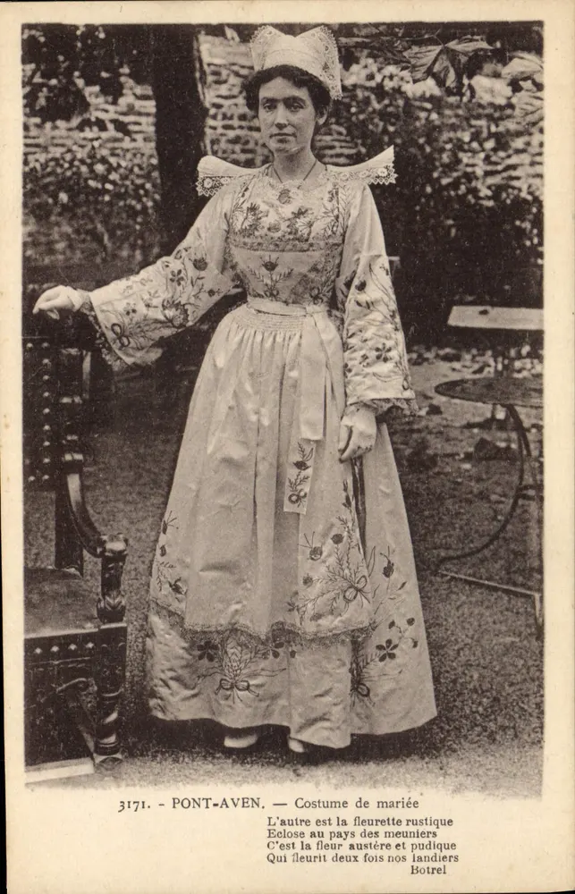PONT-AVEN — Traje de noiva — Laurent-Nel - Rennes - Frente