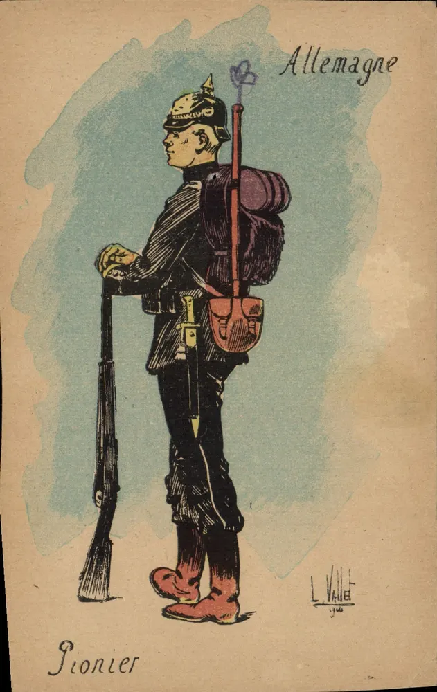 Pioneiro — Alemanha — L. Vallot, Lyon - Frente