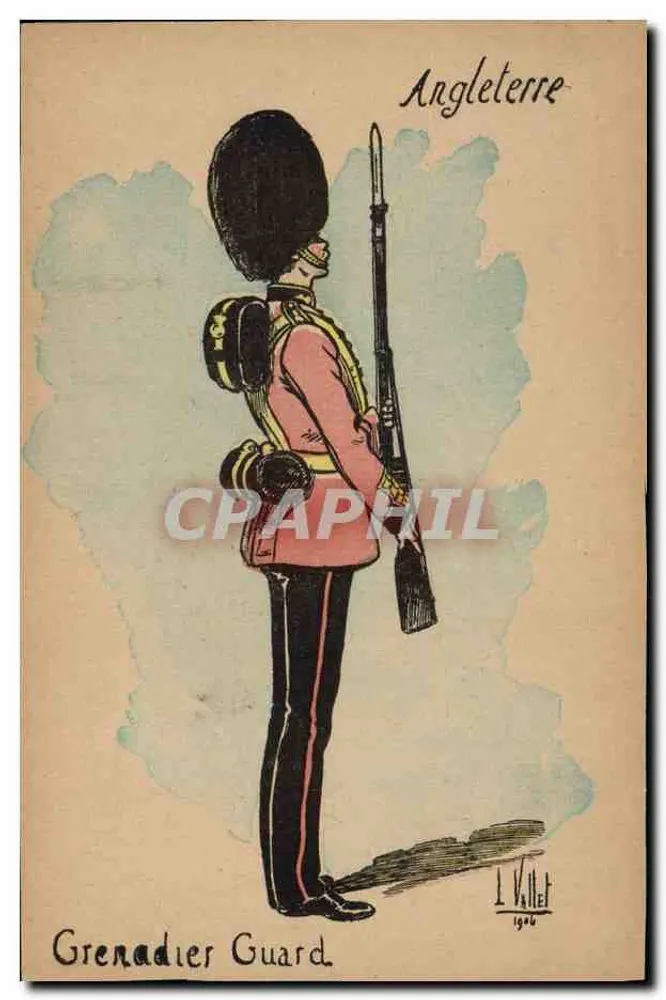 Grenadier Guard — Wielka Brytania — L. Vallet 1906 - Awers