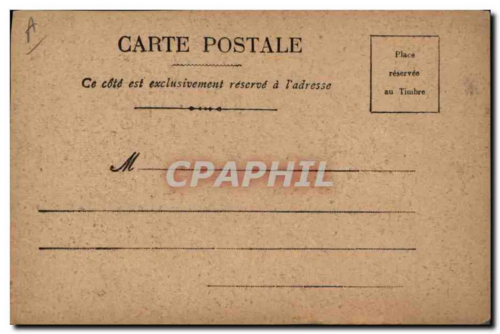 Reiten — Reiter im Galopp mit Fahne — L. Vallot, Verleger 'Autrefois' n°9 - Rückseite
