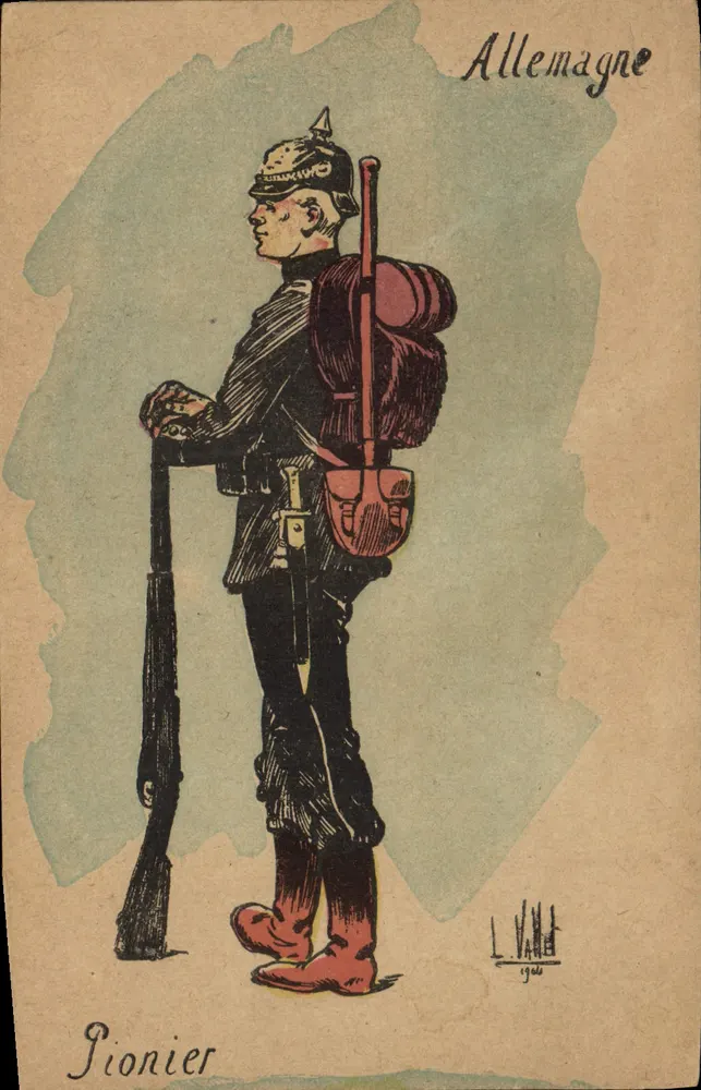 Pioneiro alemão — 1904 — L. Valet - Frente
