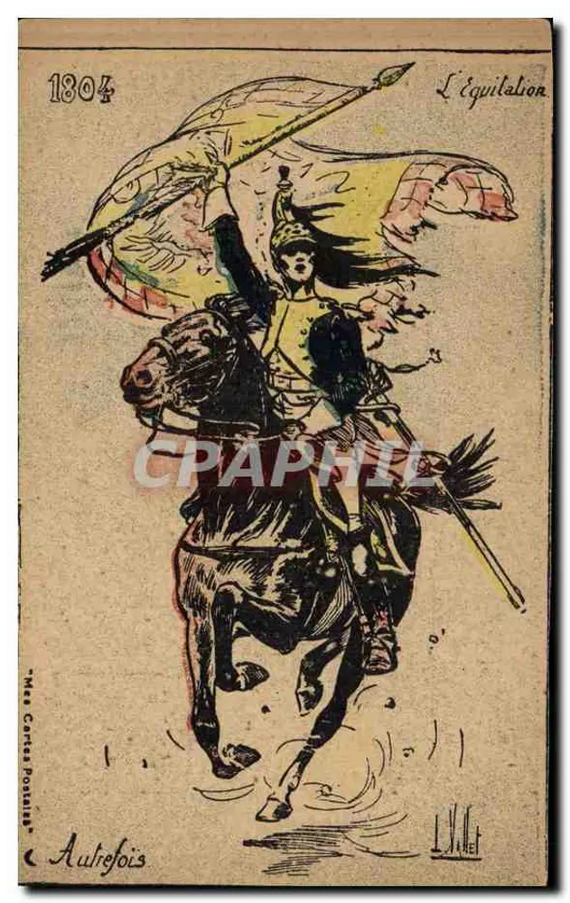 Reiten — 1804 — Einst, Verlag L. Vallot - Vorderseite