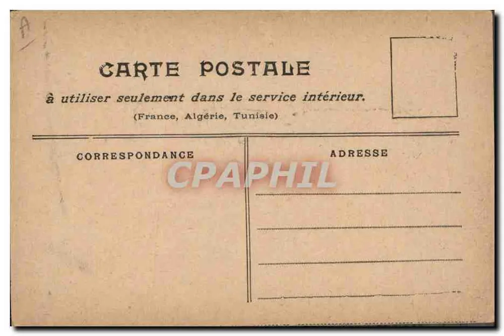 Soldado em uniforme de honra — 1904 — Coleção do Jornal 'Mes Cartes Postales' — L. Vallet - Verso
