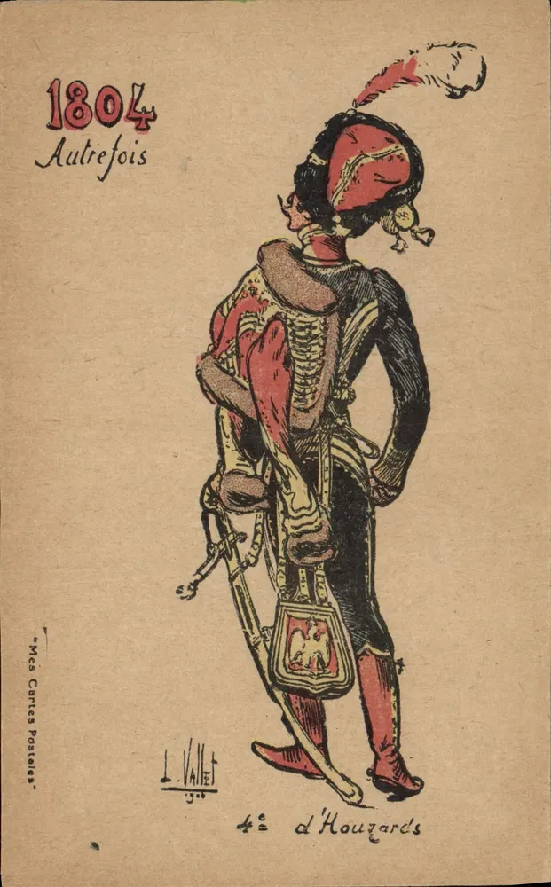 Husar Soldat — 1804 — L. Vallet, n°42 - Vorderseite