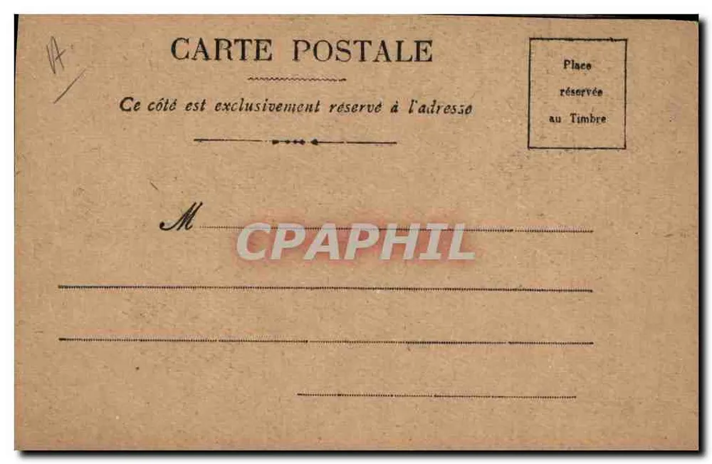 Soldado a cavalo — Equitação — L. Valet, n° 1904 - Verso