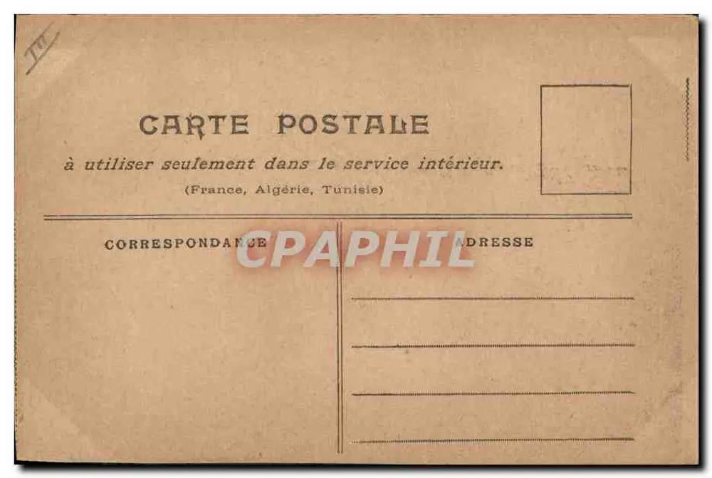 Soldat in Ehrenuniform — 1904 — Sammlung der Zeitschrift 'Aujourd'hui' und L. Vallet - Rückseite