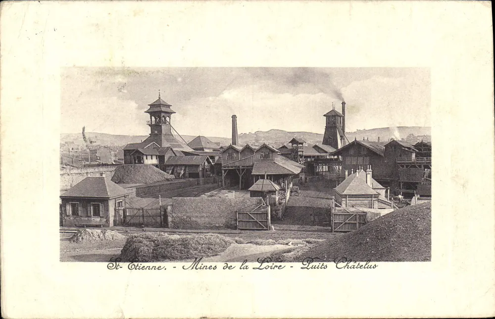 St-Étienne - Mines de la Loire - Luits Châtelus - Vorderseite