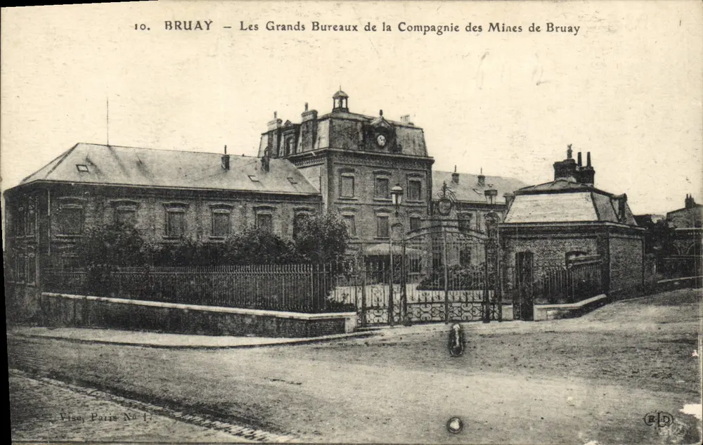 Bruay — Die Großen Büros der Bruay Bergbau-Gesellschaft — Viso, Paris N° 17 - Vorderseite