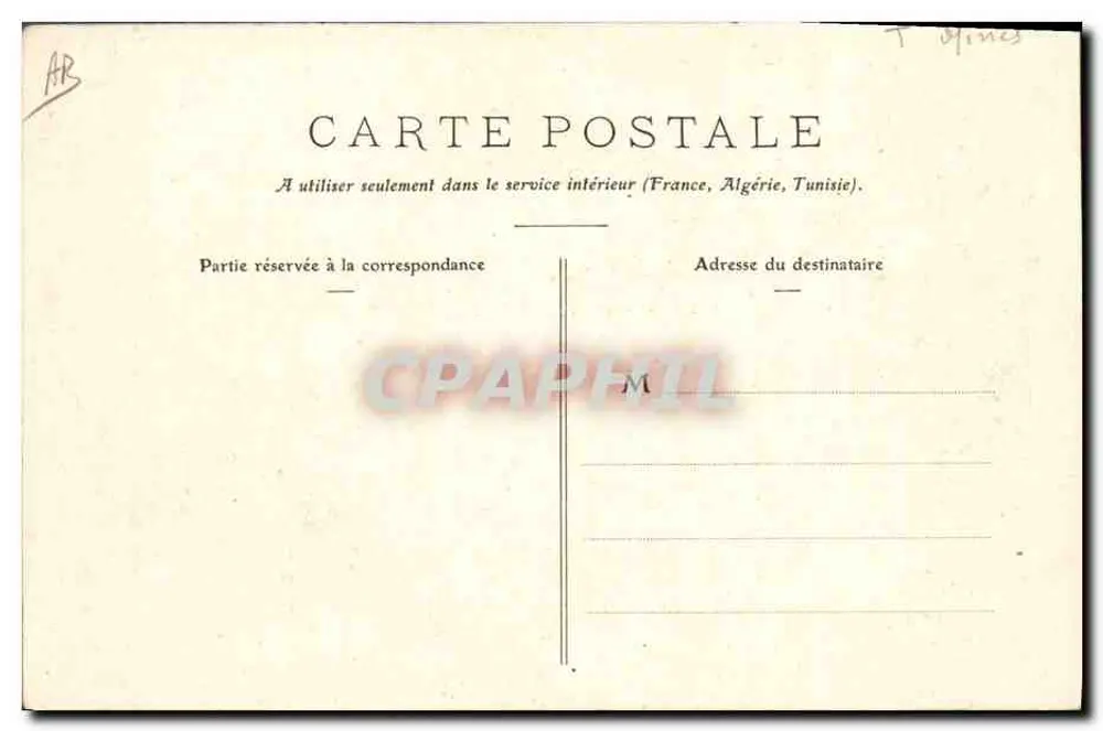 Decazeville — Poço central, Criblages, Descoberta — Impr. F. Chirac, Decazeville - Verso