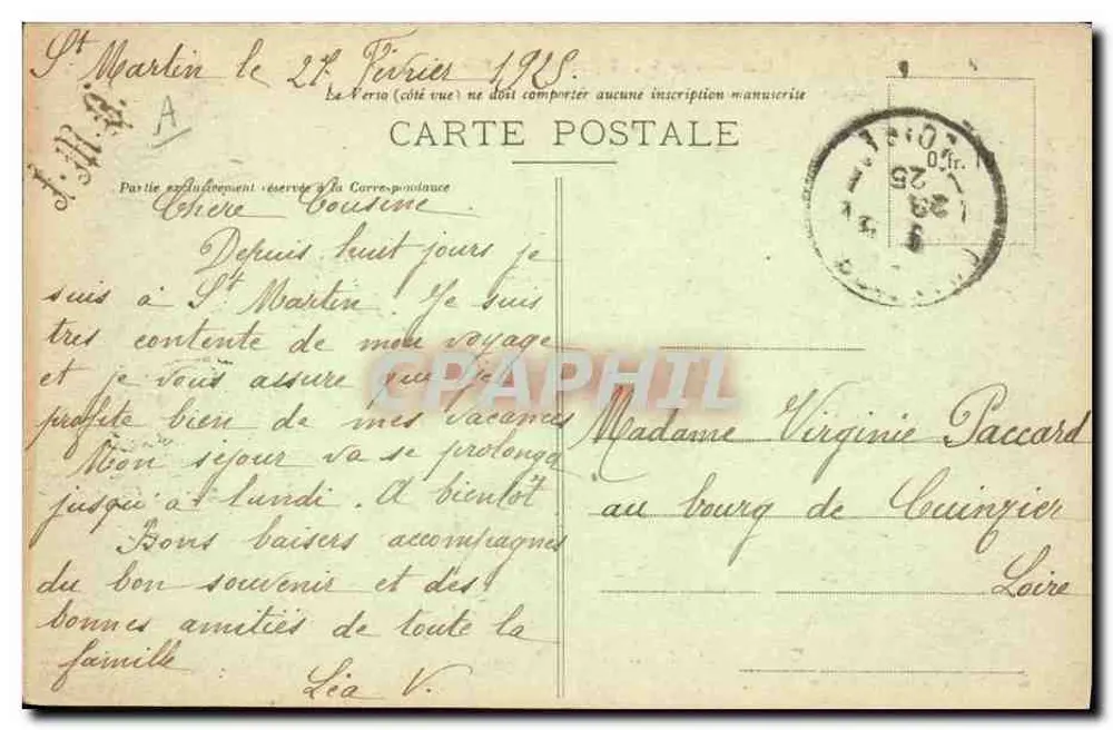 Kohlebergwerke von SAINT-ÉTIENNE — Schacht Treuïl — Verlag Noutrelles Calofrie, St Étienne - Rückseite