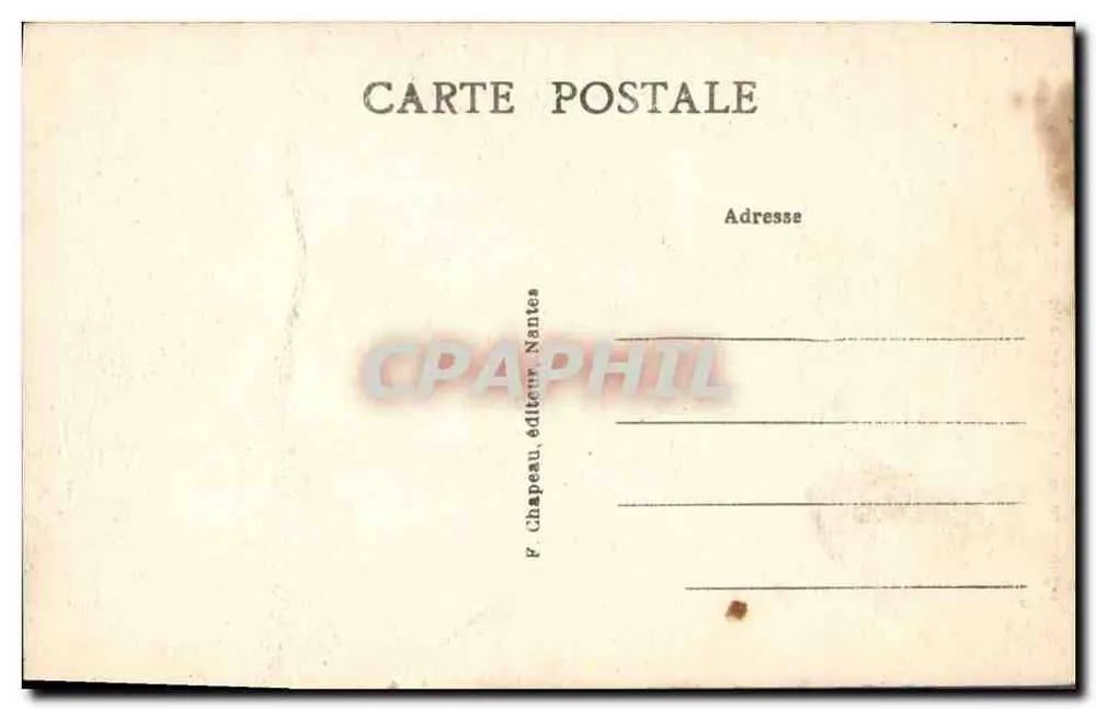 NANTES — Porte Saint-Pierre (15. Jahrhundert) aus südöstlicher Richtung - Rückseite