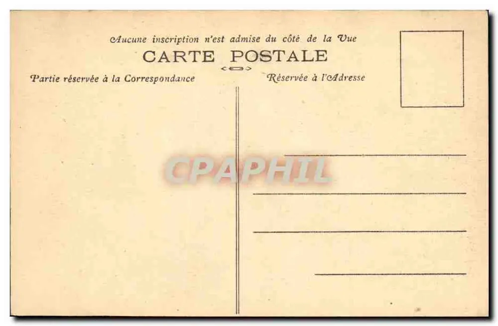 Épinal — Pfeiler des Schleusentors des alten Schlosses — A. B. n° 18 - Rückseite
