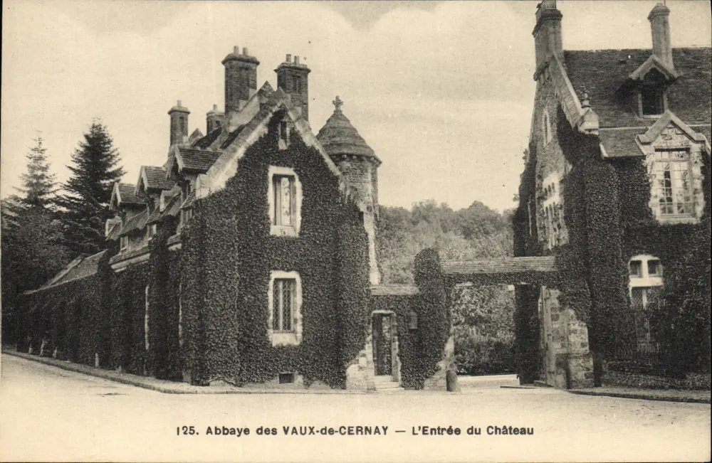 Abtei VAUX-de-CERNAY — Der Eingang zum Schloss — Lepêtre, Verlag-Fotograf Rambouillet - Vorderseite