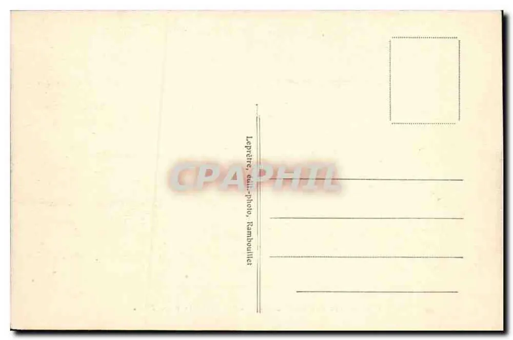 Abtei VAUX-de-CERNAY — Der Eingang zum Schloss — Lepêtre, Verlag-Fotograf Rambouillet - Rückseite