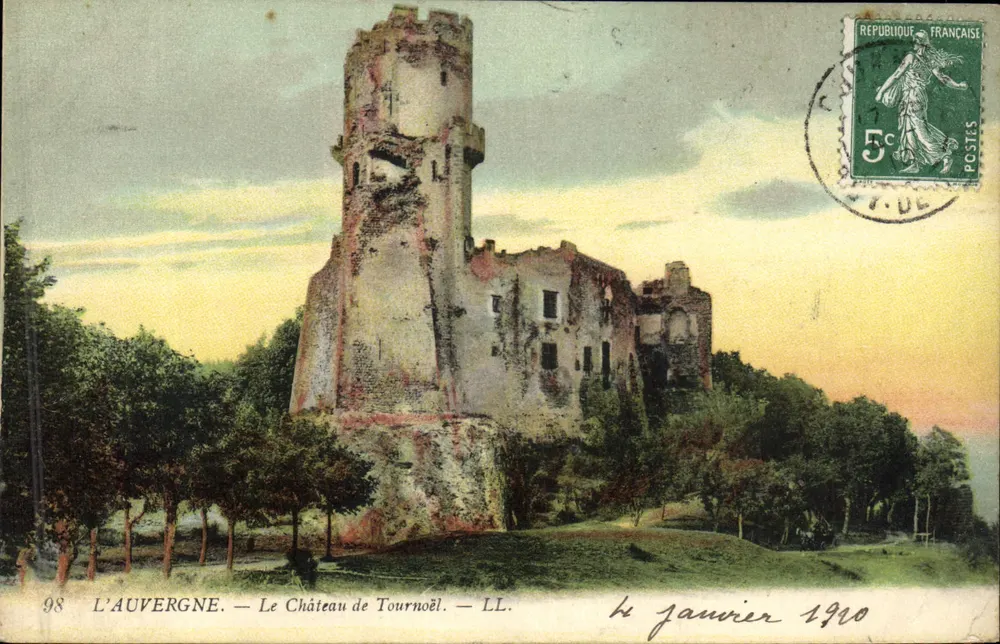 L'Auvergne — Il Castello di Tournoël — LL. — N°98 - Recto