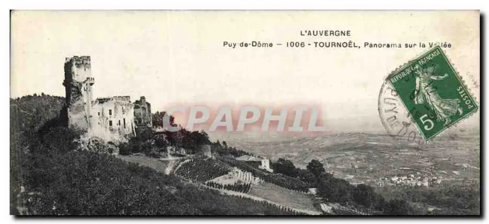 Puy-de-Dôme - Tournœil, Panorama über die Schlucht — L'Auvergne, unbekannter Verlag, Seriennummer nicht sichtbar - Vorderseite