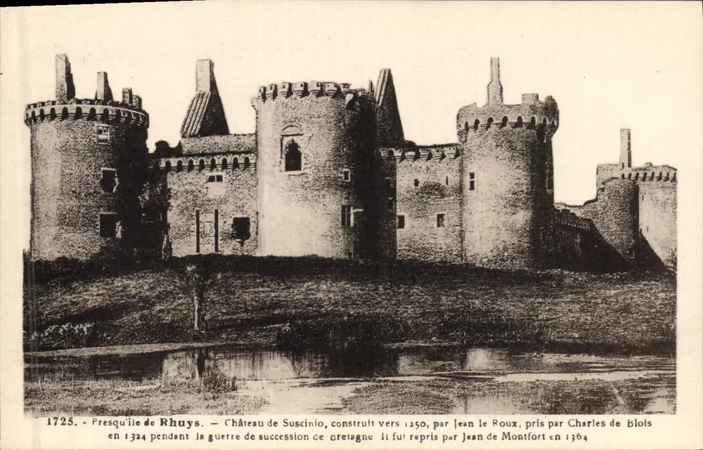 Presqu'île de Rhuys — Schloss Suscinio — Verleger Laurent-Népomucène - Vorderseite