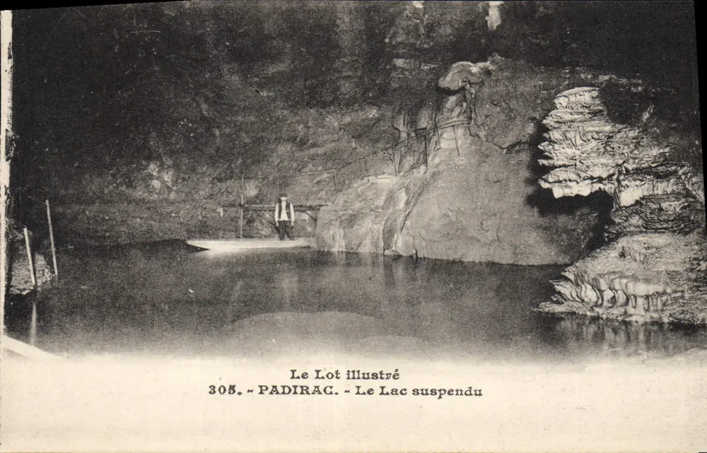 Padirac — O Lago Suspensa — Le Lot illustré, n° 305 - Frente
