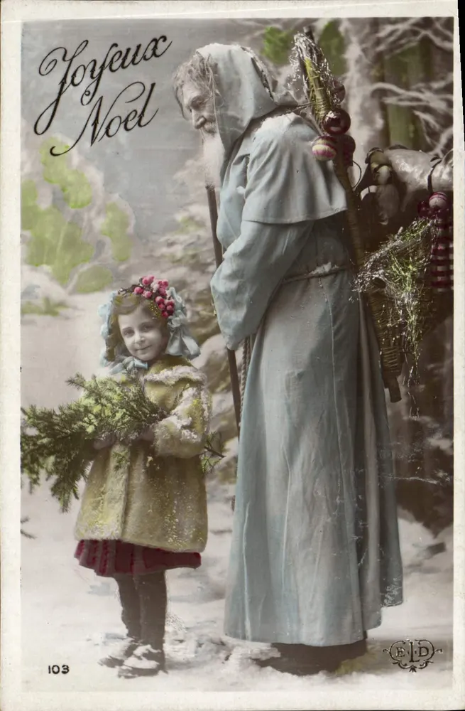 Kind und Förster — Weihnachten im Wald — Verlag ELD, Nr. 103 - Vorderseite