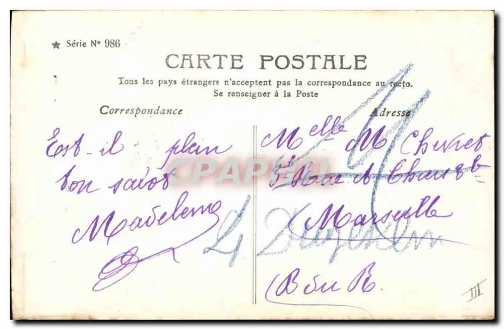 Pescatore innevato — con giocattolo — J. NORMAND - Fot. - Verso