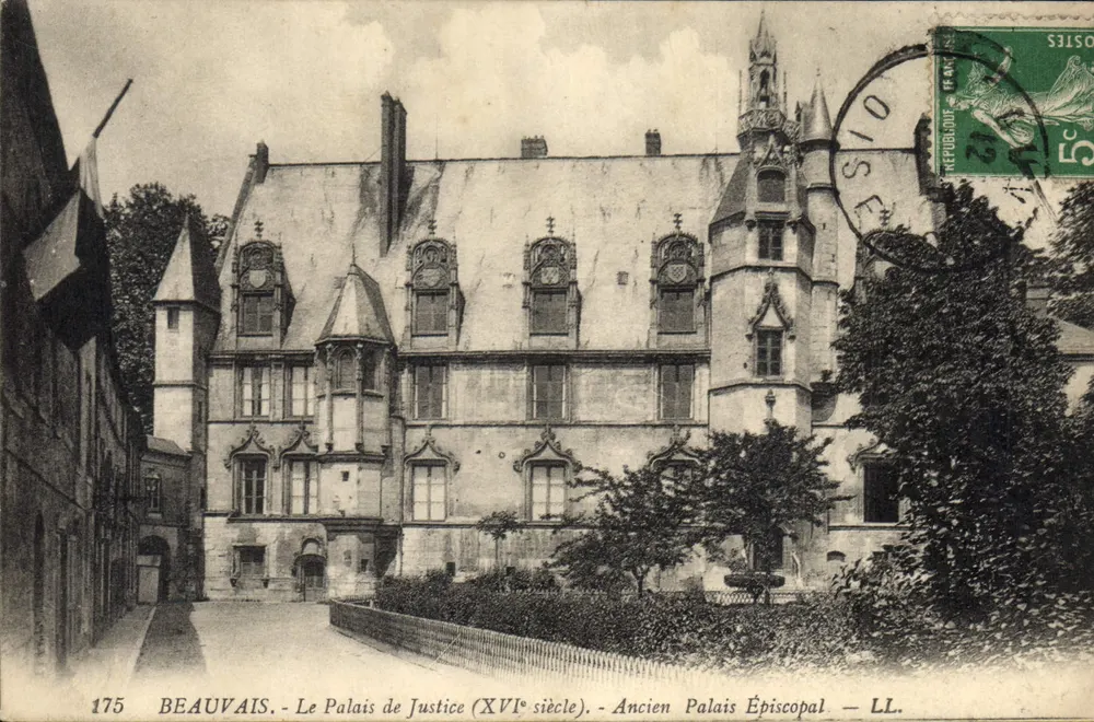 Beauvais - Das Palais de Justice (16. Jahrhundert) - Ehemaliges Episkopale Palais - LL. - Vorderseite