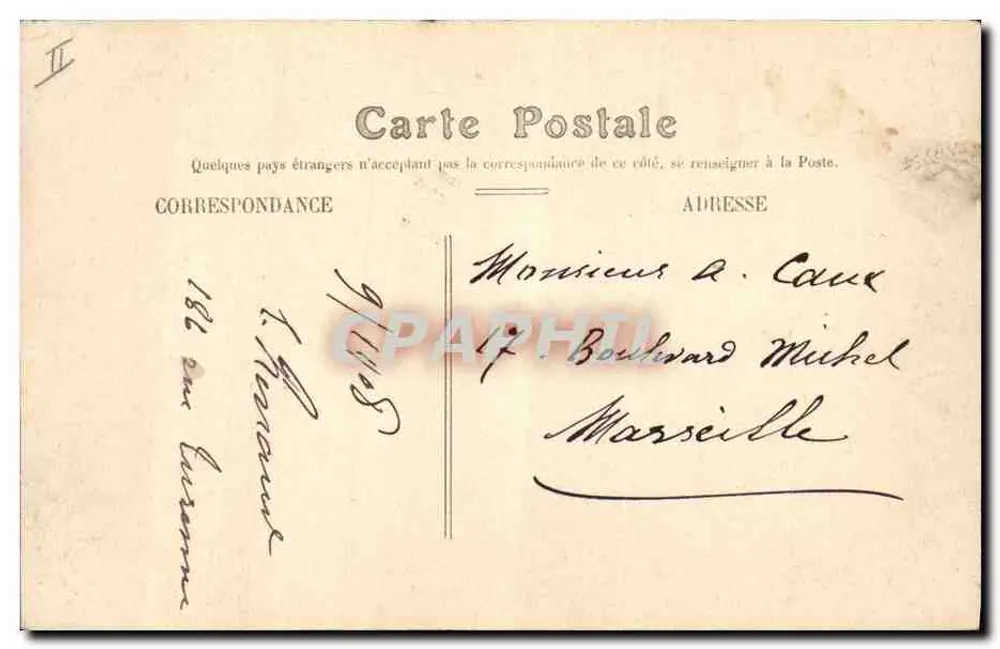 Bordeaux — Palácio de Justiça — Edição especial das Edições de 3 Irmãs - Verso