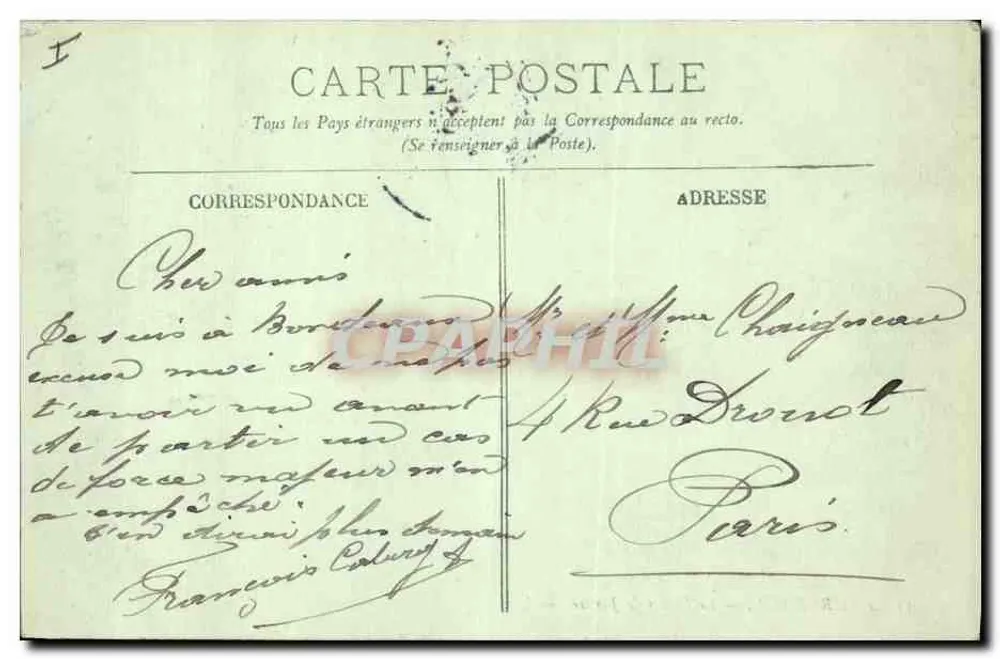 Bordeaux — Pałac Sądowy — LL. n° 51 - Rewers