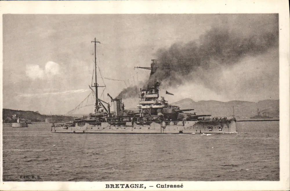 Bretagne — Cuirassé — Editor Ean. B.S. - Frente