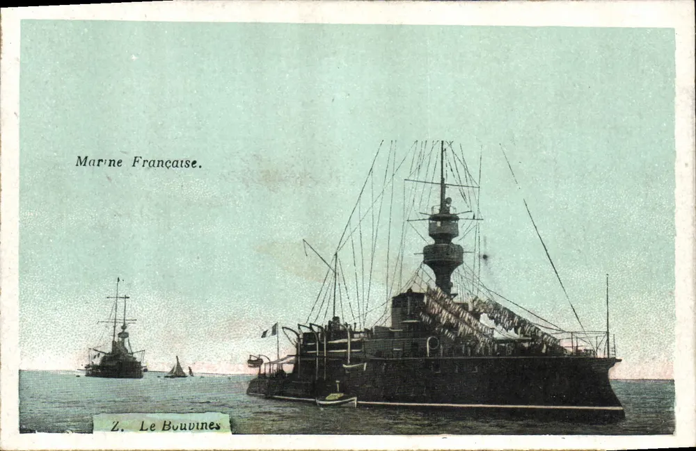 Marinha Francesa. O Bouvines — Z. Le Bouvines - Frente