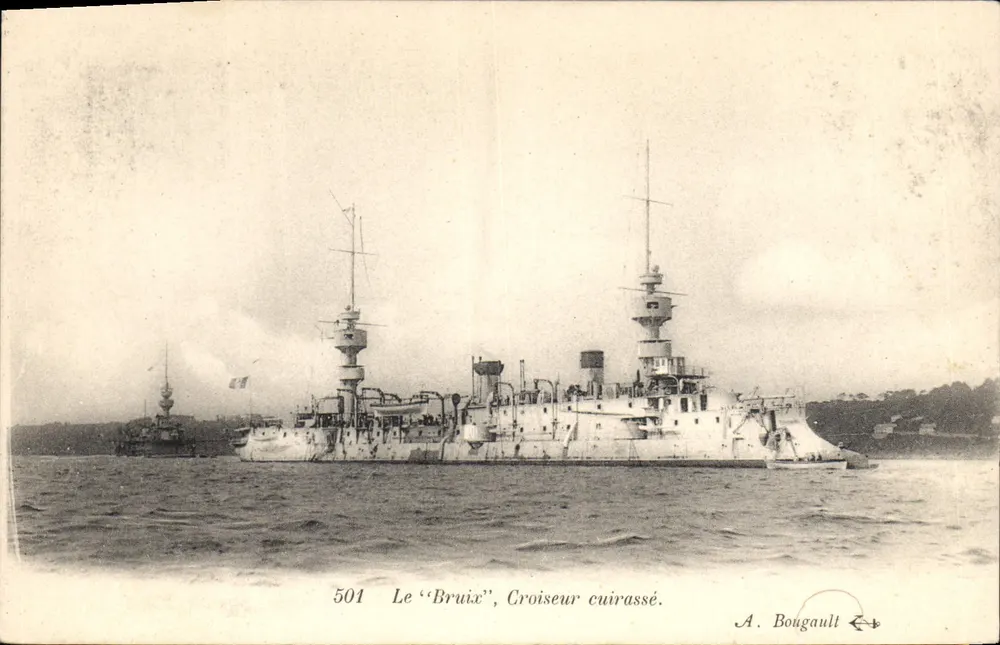 Der 'Bruix', Panzerkreuzer — A. Bougault, Nr. 501 - Vorderseite
