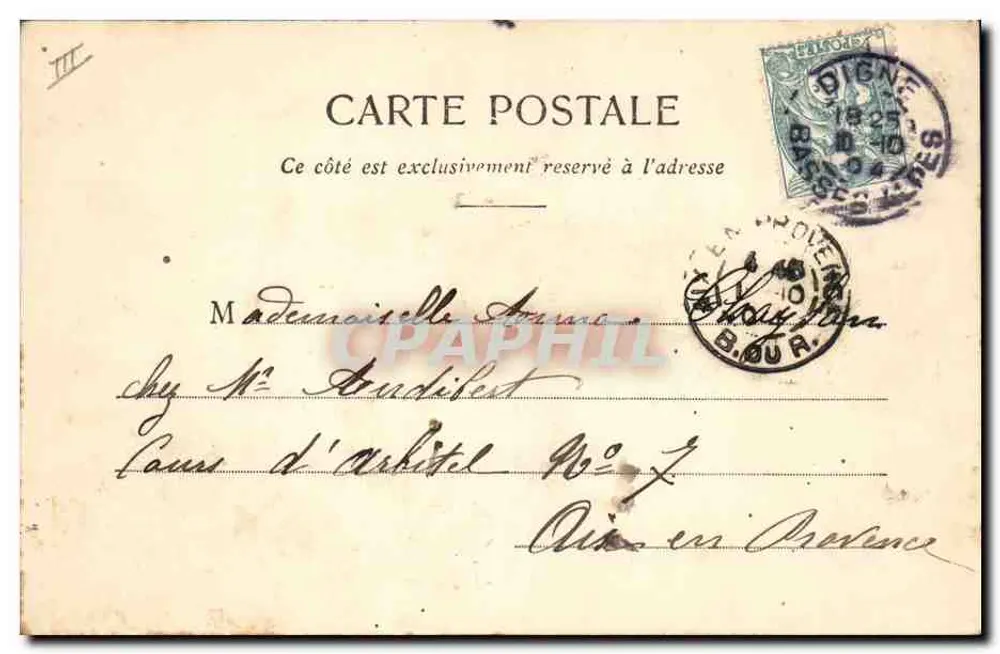 Angoulême - A Prefeitura — Livraria Barraud, Angoulême - Verso