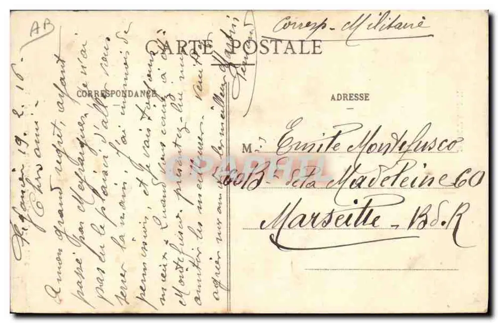 Casamento Bretão - Saída da Igreja — Bretanha — Coll. E. Hamenic, St-B. - Verso