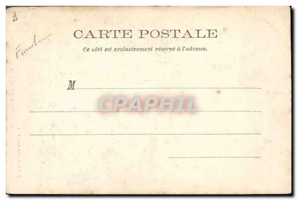 Jeune fille de l'Île de Sein — portrait en costume local — R. Boelle, phot.-édit., Brest - Verso