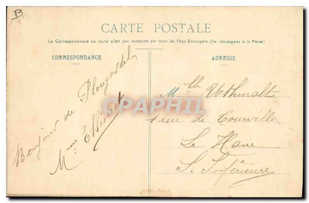 PLOUGASTEL-DAOULAS — Gruppe der Marées — anonymer Verlag, Nr. 76 - Rückseite