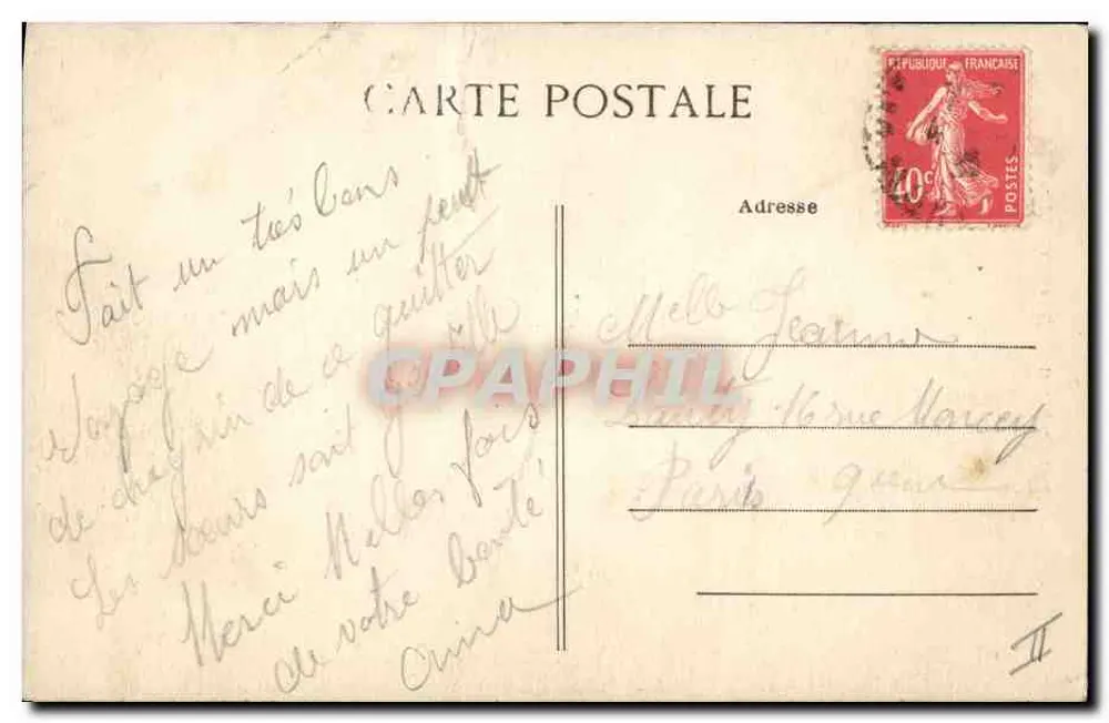 Bannalec — Devant le lit clos — Laurent-Nel, Rennes, n°515 - Verso