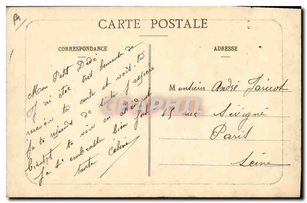 Um den Bouillie-Kessel in der Bretagne — Collection Villard, Quimper - Rückseite