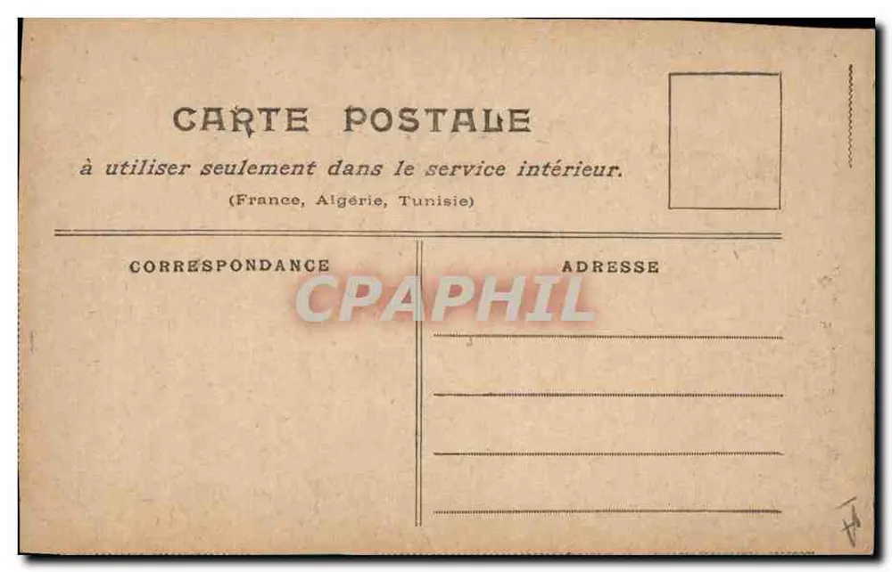 Soldat in Ehrenuniform — 1904 — Sammlung der Zeitschrift 'Mes-Cartes-Postales' - Rückseite