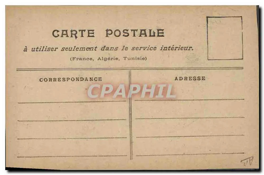 Reiten — Soldat in militärischer Uniform — L. VALLET, Meine Postkarten - Rückseite