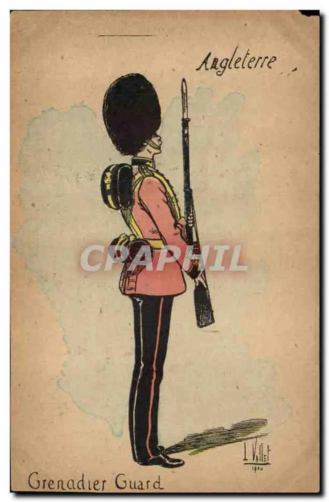 ग्रेनेडियर गार्ड — इंगलैंड — एल. वैलेट, 1902 - आगे