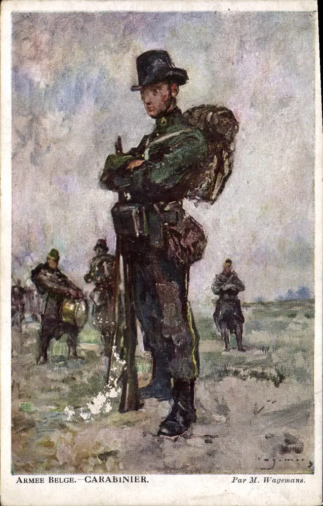 Belgische Armee — Carabinier — Von M. Wagemans - Vorderseite