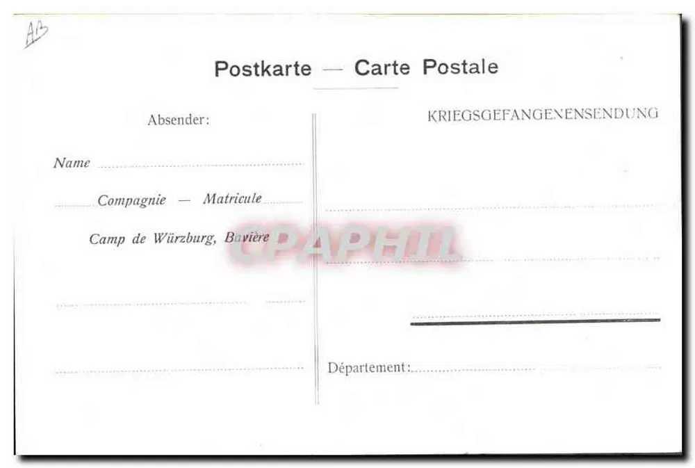 Soldado segurando um gato — Seules Tendresses — Edit. Intermède 13 - Verso