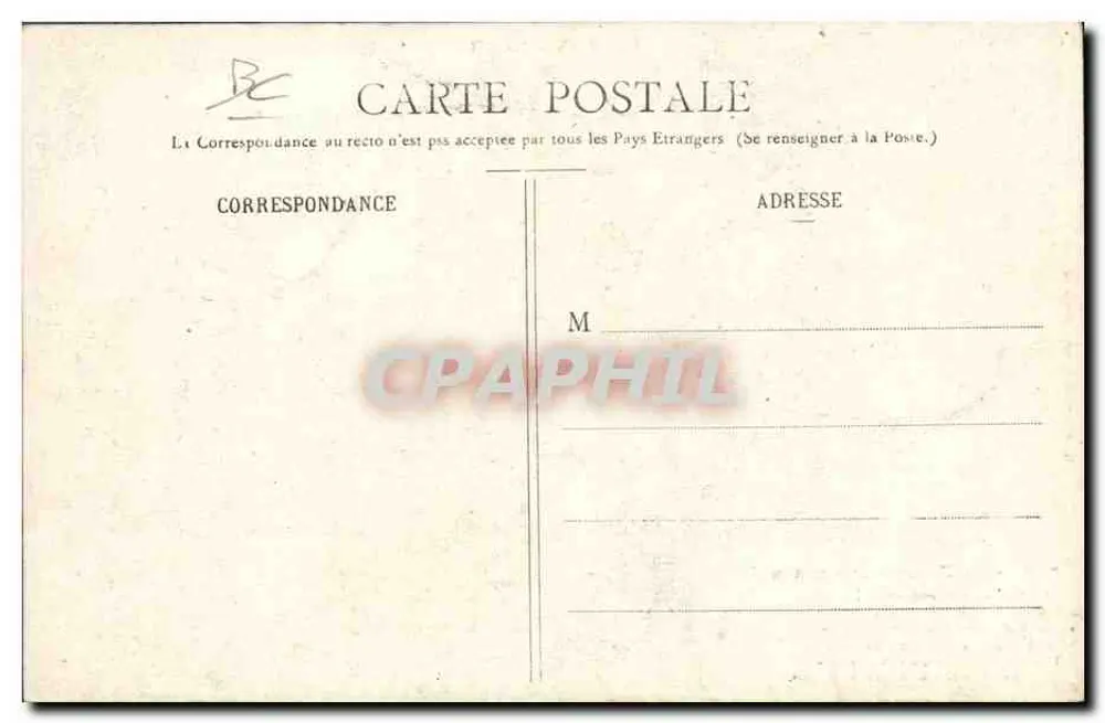 Bohrung per Hand — Im Schwarzen Land — G. Moraux-Delannoy, Fotoverlag, Nr. 17 - Rückseite