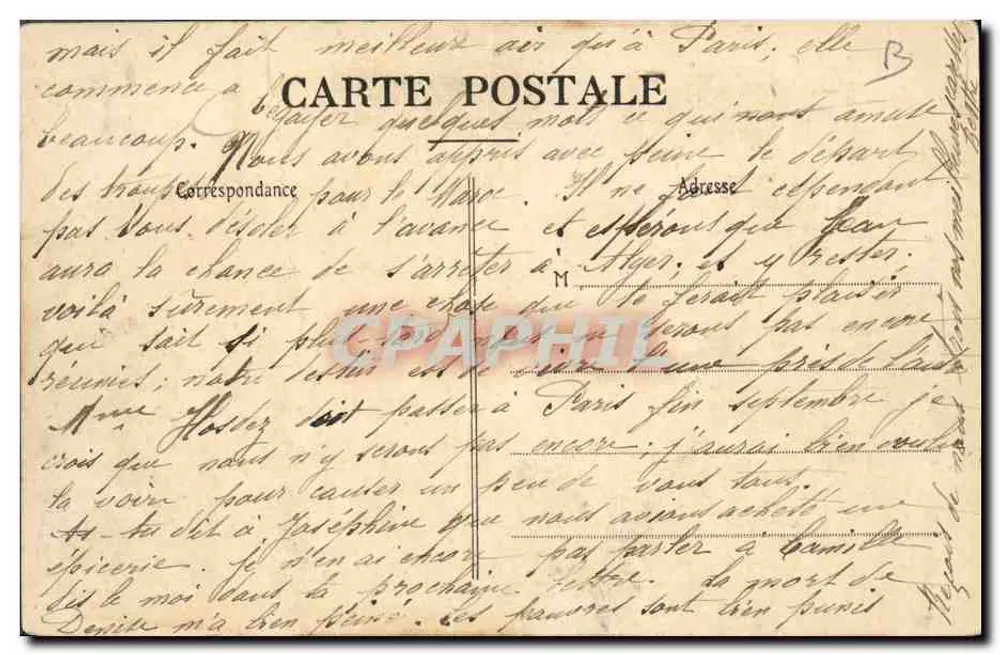 Mine de charbon — Scène de travail dans une galerie — G. Mayoux, Imprimeur, Lens — N° 12 - Rückseite