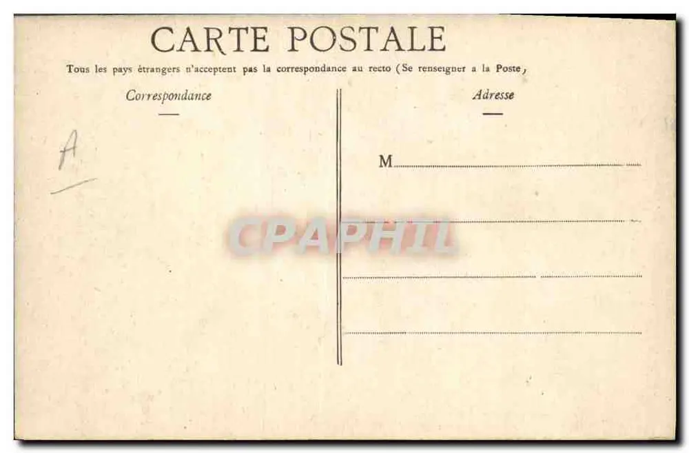 Herr Poincaré an den Schächten der Bruay-Bergwerke — 1914 — 'GEO' Ausgabe - Rückseite