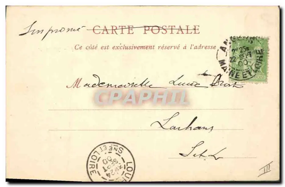 Angers — La Tour de la Haute-Chaine — ND Pbot - Rückseite