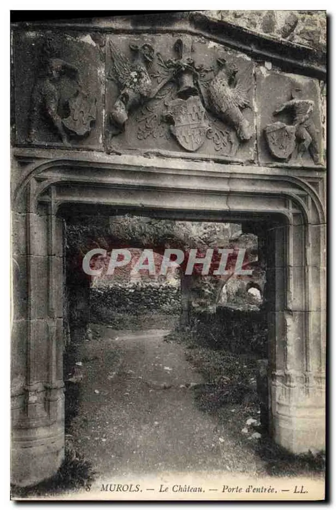 Murols — O Castelo — Porta de entrada — LL. - Frente