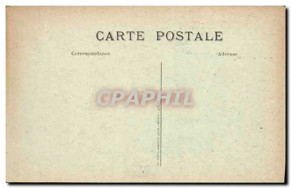 Ruinen des Schlosses Murols — Umgebung von Mont-Dore — Verlag: Photo Vacher et Jasse - Pévès - Rückseite
