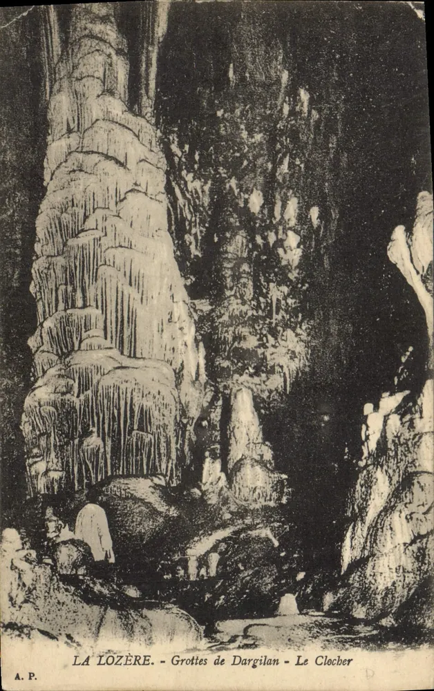 Lozère — Höhlen von Dargilan — Der Turm - Vorderseite